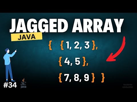 Jagged Array in Java | Chapter-34 | Java Tutorial For Beginners