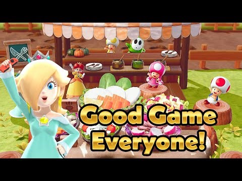 Super Mario Party Jamboree Rhythm Kitchen Rosalina Daisy Toadette and Toad Long