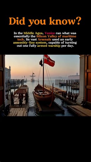 Venice’s Secret Weapon: The Medieval Arsenal That Built a Warship a Day