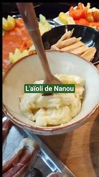 l'aïoli de Nanou, crémeuse, à l'ancienne et petit budget