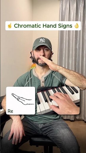 Chromatic Hand Signs☝️ #music #musiclesson #musictutorial #learnmusic #musictheory