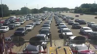 Bouchon sur l'autoroute A13 au péage de Beuzeville direction Caen | Autoroutes Info Trafic France