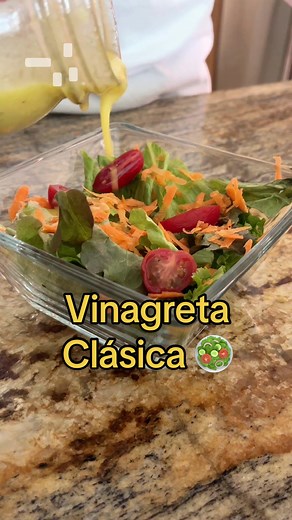 Cómo hacer vinagreta clásica para ensaladas