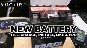 How To Fill, Charge and Replace a Motorcycle Battery - YouMotorcycle