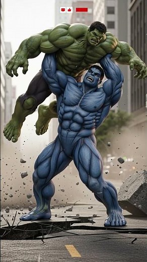 GREEN HULK vs BLUE HULK: RAGE SHOWDOWN! 🔥 | Who is STRONGER? | The Hulk Civil War