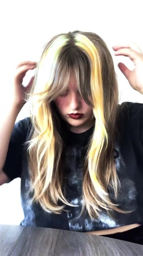 enjoying the last few days of radioactive bug hair 💖