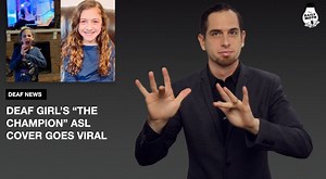 151K views · 3.6K reactions | Deaf Girl’s “The Champion” ASL Cover Goes Viral | The Daily Moth | Facebook