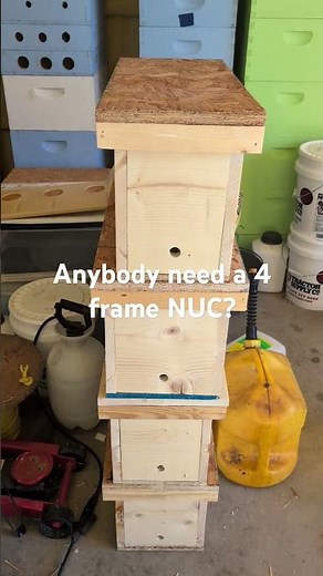 Building NUC boxes for splits and swarms. #beekeeping #beehive #swarmtrap