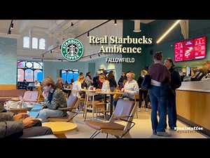 Real Starbucks Ambience ☕️ Fallowfield | ASMR Cafe Sounds | Study & Work Background Noise | 10 Hours
