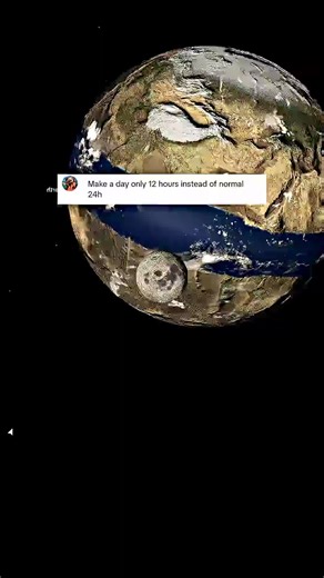 What If a Day Was Only 12 Hours? 😯 Earth’s Time Would Break! #Astronomy #WhatIf #Astronomy #Universe #Space