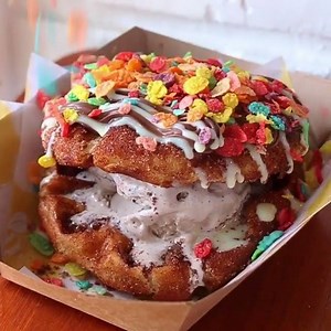 471K views · 4.8K reactions | Waffled churro ice cream sandwich! | FOODbible | Facebook