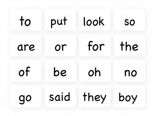 The Good And The Beautiful 1st grade - Master before you start Sight Words