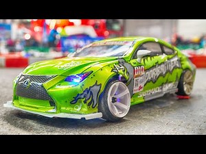 MEGA RC DRIFT CAR RACE MODELS IN DETAIL AND MOTION! SCALE 1:10 DRIFT CARS
