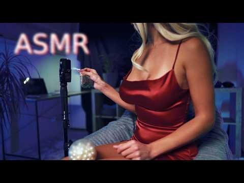 ASMR Nail Scratching Stone Sounds & Beads Pouring with GF Mia