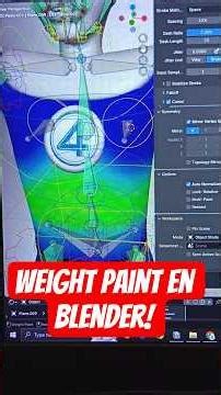 This will make WEIGHT PAINT easier in BLENDER