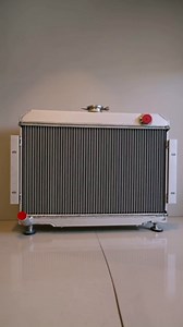 Aluminum Radiator Compatible with 1972-1986 Jeep CJ6 CJ5 CJ7 Scrambler 1973 1974 1975 1976 1977 1978 1979 1980 1981 1982 1983 1984 1985 2.2L 2.5L 3.8L 4.2L 5.0L L4 L6 V8, 4 Row
