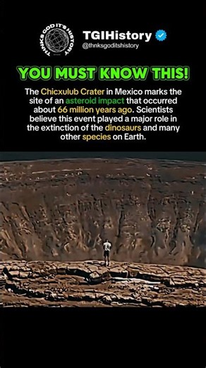 The Asteroid Impact that ended the Age of Dinosaurs.