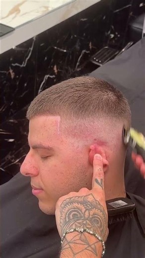 Quick Fade Transformation Step #fade #barbershop #lineup
