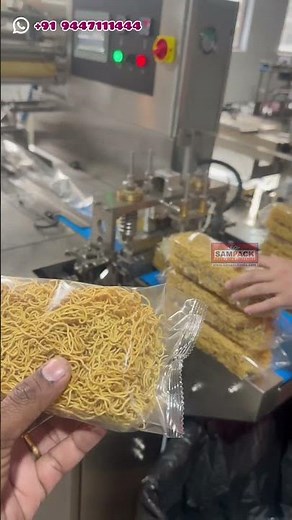 High Speed Noodles Packing Machine| Pillow Types Noodles Flow Wrapping Packaging Machine| Low price