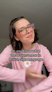 Here are three signs in British sign language. Do you know what they mean? #bsl #sse #signlanguage #britishsignlanguage #signsupportedenglish #deaf ￼#sign | Adeleonova