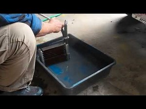 How to test a heater core for leaks