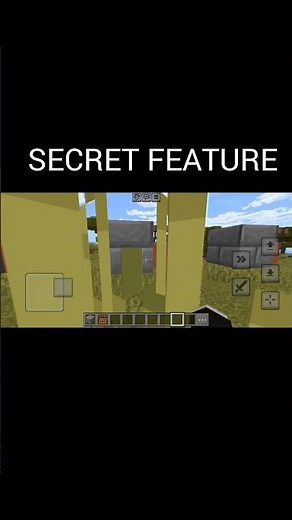 Minecraft secret feature sign board #minecraft #features #sign_board