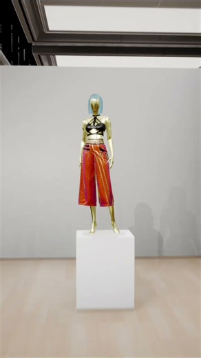 Gaming outfits setup in Unreal #digitalfashion #3dgamedevelopment #3danimationsoftware