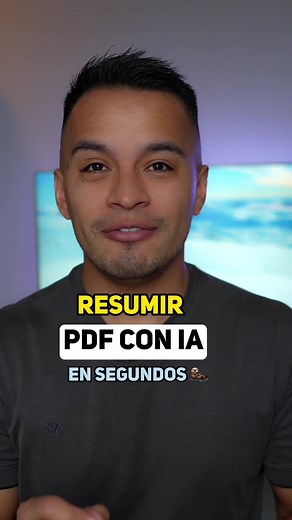 Resumir PDF con IA - Hacer un resumen de un documento PDF con inteligencia artificial