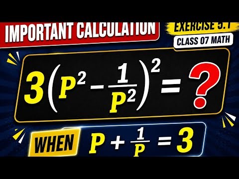 Important Questions Solutions| Exercise 5.1 | Class 07 Math ( English Version) 