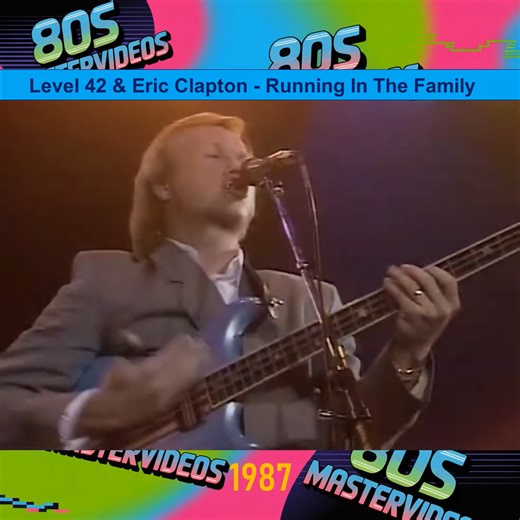 Level 42 & Eric Clapton Running In The Family | 80s Mastervideos