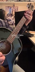 System Of A Down Aerials acoustic guitar cover