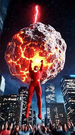 FLASH STOPS A METEOR ⚡🔥 | Epic Superhero Moment That Saved a City