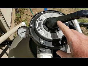 How to Backwash a Swimming Pool Sand Filter / Backwashing Pool Filter