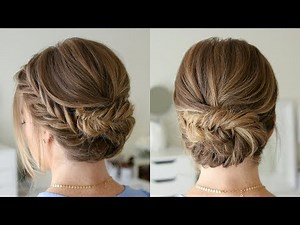 Tucked Fishtail Braid Updo | Missy Sue