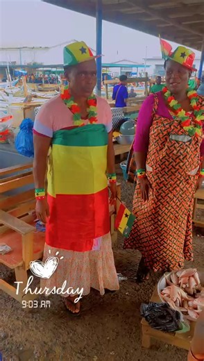 Ghana Fans Celebrate First Win — Tema Fishing Harbour Women