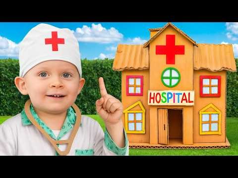 Karton-Krankenhaus-Abenteuer 🏥 Oliver hilft Patienten