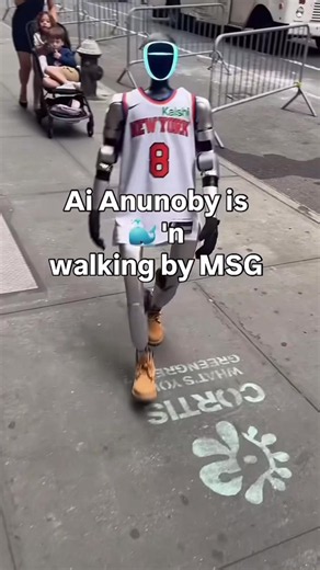 he wylin #fyp #nyc #knicks #funny | knicks robot