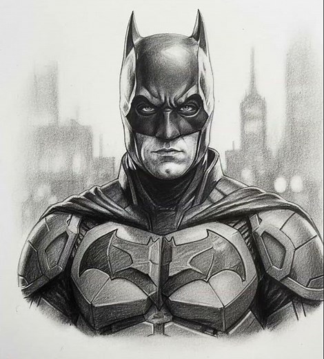 Easy bat man drawing #relatable #art #drawing #sketch