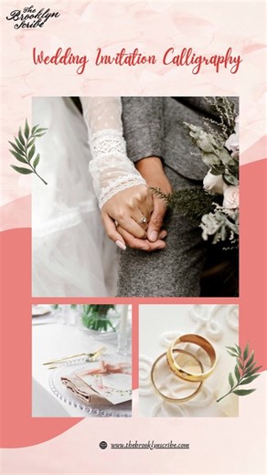 Elegant Wedding Invitation Calligraphy – Timeless Script for Your Special Day