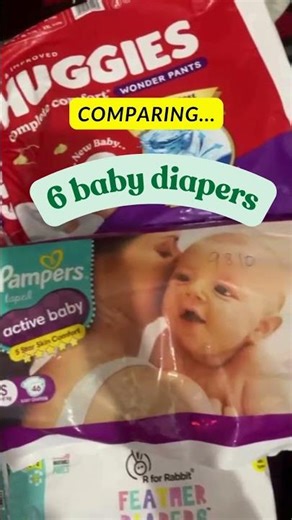 6 Baby Diapers Comparison | Best & Worst Baby Diaper #babydiaper