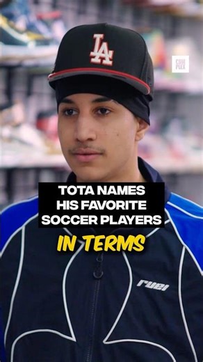 Tota names his favorite soccer players #SneakerShopping