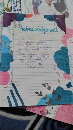 acknowledgement for English file..