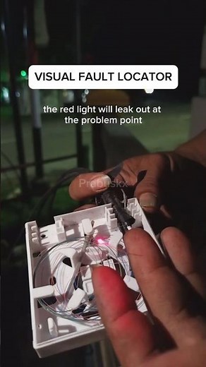 Visual Fault Locator (VFL) #fiberoptics