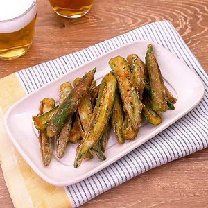 にんにく醤油が絶品！揚げ焼きで作るフライドオクラのレシピ | デリッシュキッチン