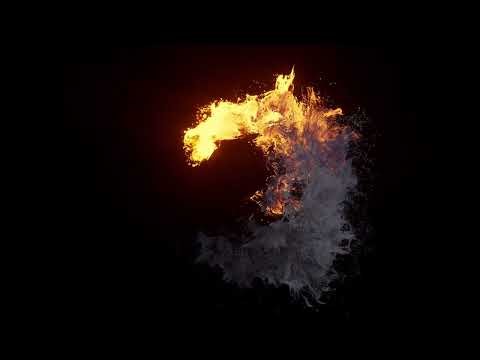 Animated Abstract Burning Effect | Fire Energy Visuals | ZeroLicense Visuals