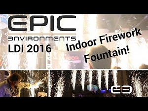 Fireworks with NO FIRE! Indoor Pyrotechnics Effects! - Sparkular FX - LDI 2016