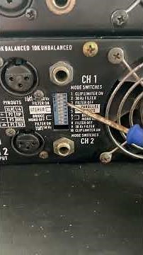 RMX2450 amplifier configuration stereo 1