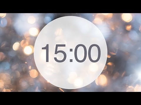 15 Minute Countdown Timer (No Music - Chime at Beginning and End)