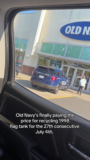 Old Navy's 1998 Flag Tank Returns for July 4th