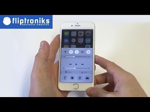 IPhone 6 - How To Lock / Unlock Screen Rotation - Fliptroniks.com